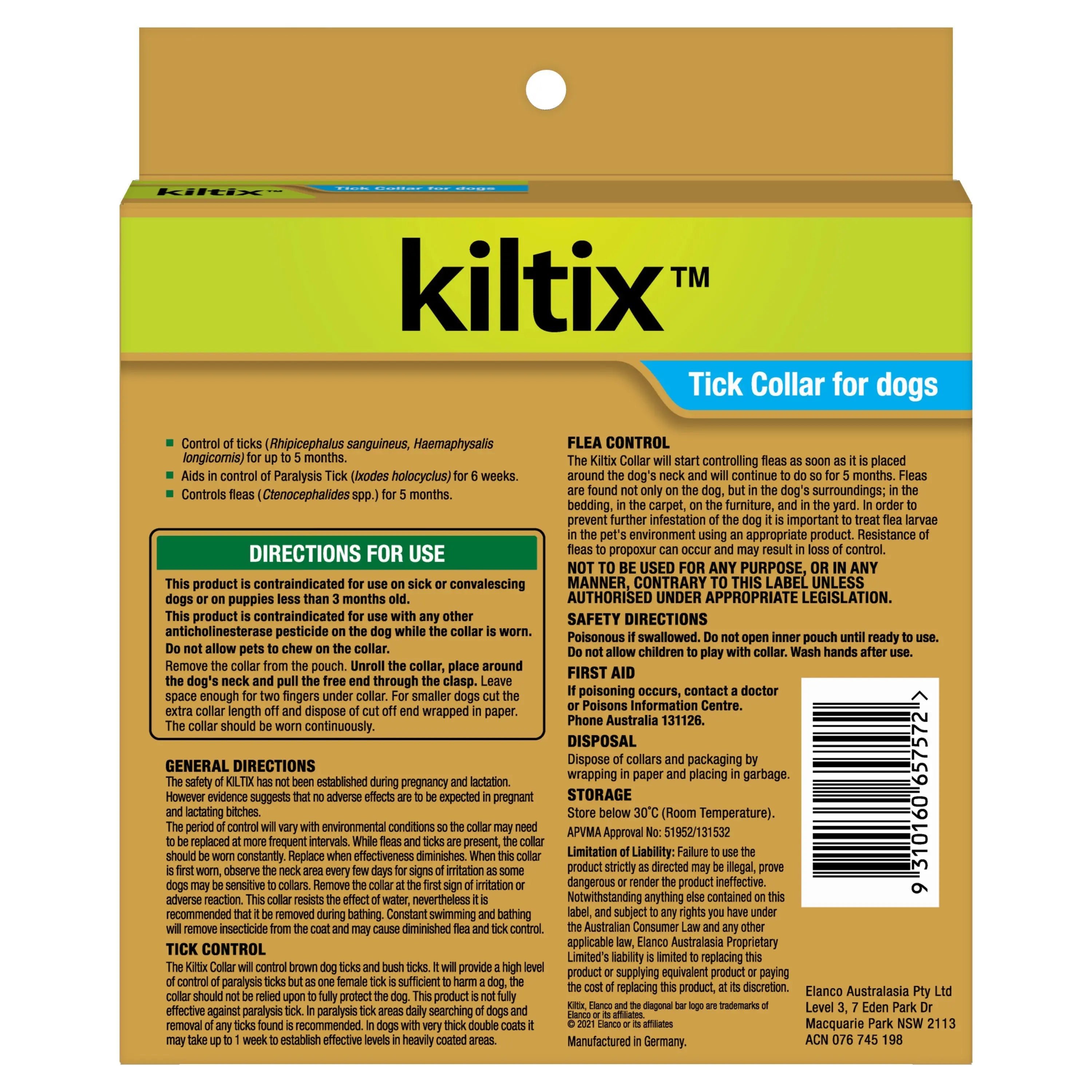 Kiltix – Tick Dog Collar
